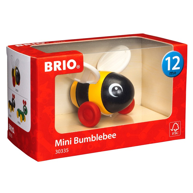 BRIO Infant & Toddler - Mini Push Along Bumblebee