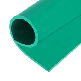MECCANIXITY Silicone Rubber Sheet 1/4" Thick x 12" Wide x 12" Long, Anti-Slip Gasket Material Silicone Mats for Crafts, Pads, Seal, Bumpers,Cushioning,DIY Material,Green