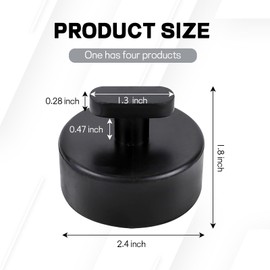 Hbxdeco 4PCS Car Lifting Pads, Rubber Floor Jack Pad for Corvette, Jacking Lift Pads, Jack Lift Point Pad Adapter Compatible with 1997-2017 Corvette C5 C6 C7, Lifting Car Accessories