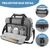 ZKOO Projector Carrying Case, Projector Bag Compatible with Most Projectors,