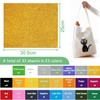 Amzeeniu Heat Transfer Vinyl 33 Pieces 22 Colors HTV 12x10