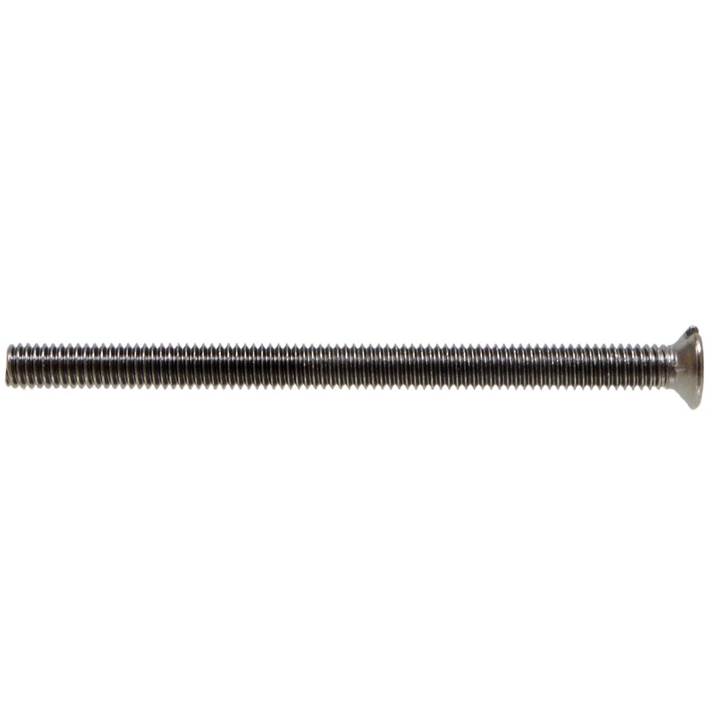 10 x M3.5 Black Nickel 50mm Long Screws - Flat