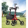 Farani All Terrain Walkers for Seniors - 10" Rubber Wheels,