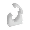 Bulk Hardware BH04498 Single Hinged Pipe Clip, 15 mm -