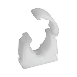 Bulk Hardware BH04498 Single Hinged Pipe Clip, 15 mm - Pack of 15