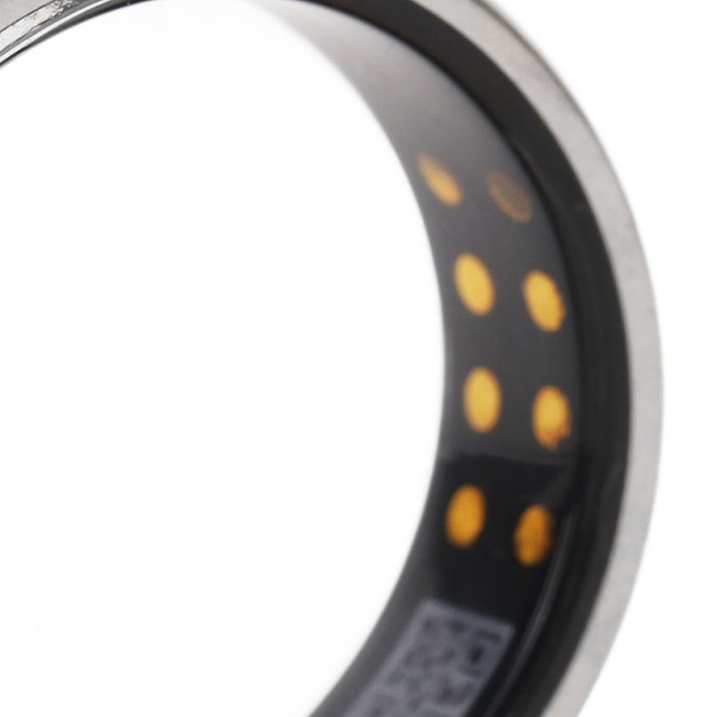 Smart Health Ring Sleep Temperature Steps Monitoring 18mah Lightweight Fitness