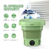 Foldable Portable Washing Machine, Half Automatic High Capacity Mini Washer