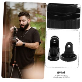 OSALADI 4pcs Action Camera Mount Adapter Includes Flat Tripod Adapters Stable and Secure Connection for Sports Cameras and Tripods Versatile Photography Accessory