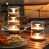 oneleaf Atmosphere Light Portable LED Night Light, Candle lamp, Three