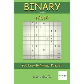Binary Puzzles - 200 Easy to Normal Puzzles 10x10 vol.31