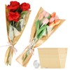50Pcs Flower Bags for Bouquets,Bouquet Wrapping Paper,Kraft Paper Flower Sleeves