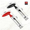 Zfegto Apple Core Remover Apple Corer Tool, 304 Stainless Steel,