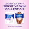 Always Discreet for Sensitive Skin Underwear, Four Times Skin Protection,