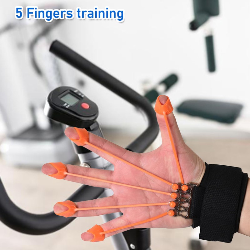 Finger Strengthener Improve Flexibility Hand Grip Strength Trainer with 5