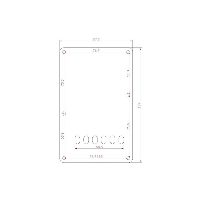 Dopro White HSS Pickguard and Tremolo Tremolo Cover for Yamaha