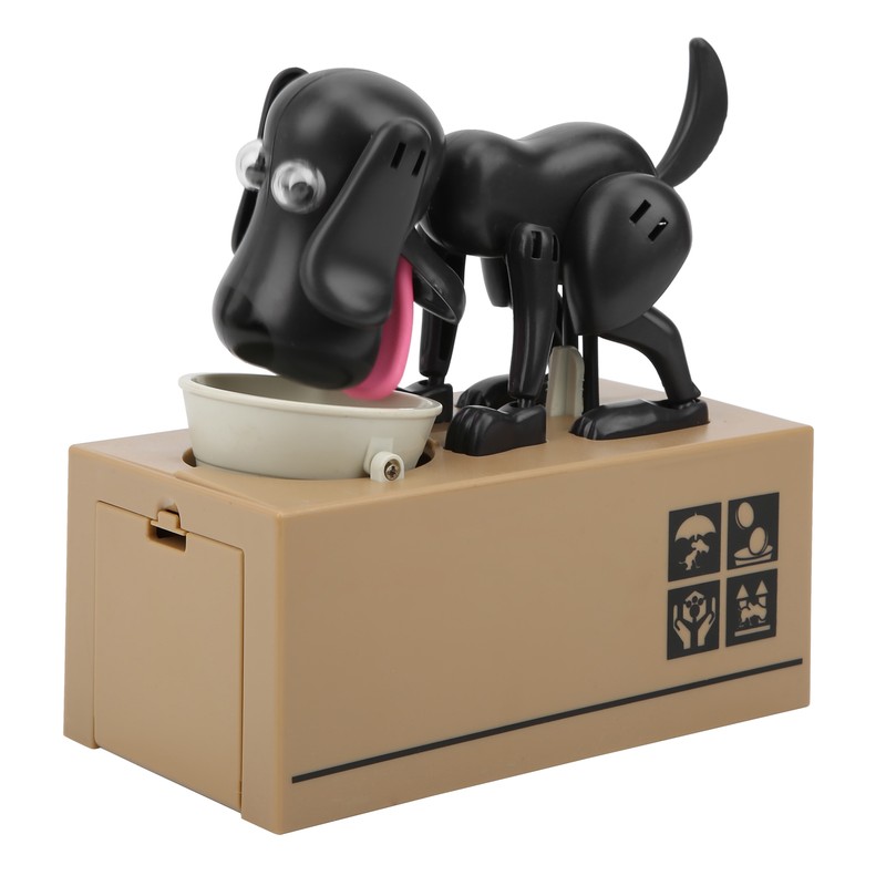 Saving Pot Electronic Money Box Robotic Dog Coin Bank Automatic