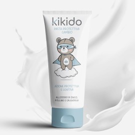Kikido Baby Nappy Cream 100ml - Soothing Zinc Oxide Cream for Nappy Rash with Calendula and Pollen - Protective Barrier for Sensitive Skin - Gentle Natural Care & Delicate Scent - Newborn' Essentials