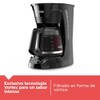 BlackDecker Cafetera Automatica con Panel Digital Programable,12 Tazas y Filtro