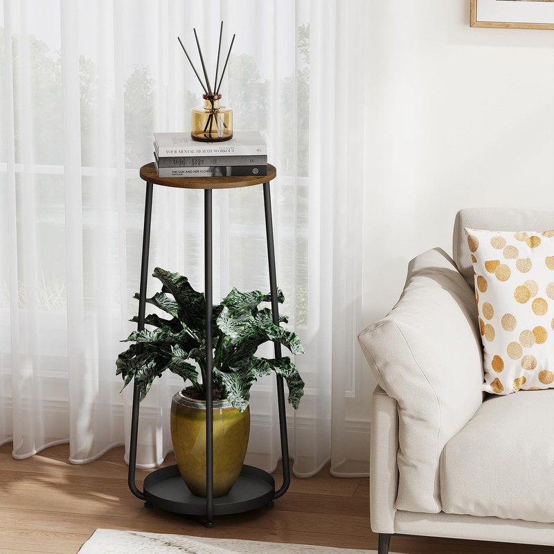 YINMIT 2 Tier Plant Stand Indoor, 30" Tall Plant Stands,