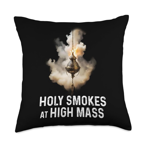 Thurible Traditional Latin Mass Catholic Throw Pillow