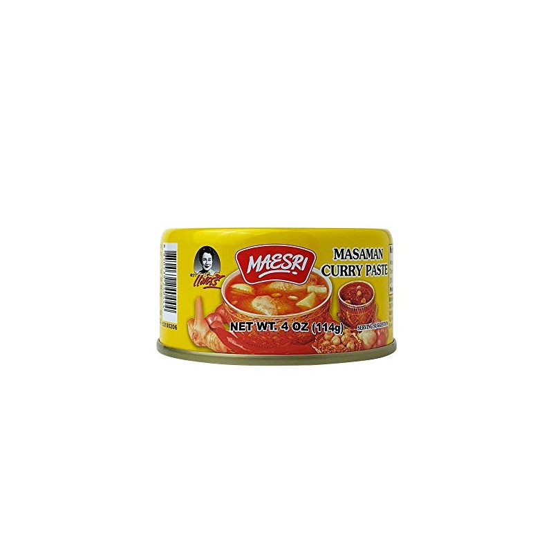 MaeSri Masaman Curry Paste, 4 Ounce (Pack of 48)