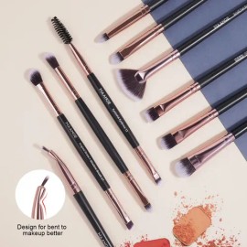 41pcs Brochas Maquillaje Profesional Y Herramientas Cosméticas Set Maquillaje Kit De Brochas Incluir Esponja ,Caja De Almacenamiento,Set de Diadema y 
