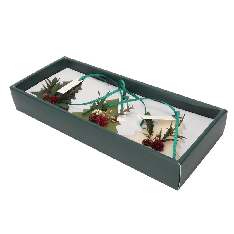 3pcs Aromatherapy Tablets Different Fragrances Tree Shaped Dry Flowers Scented