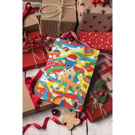 Dog Christmas Card/Dog Xmas Card/Blank Card