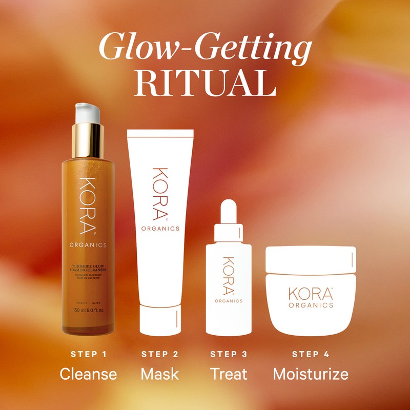 KORA Organics Turmeric Glow Foaming Cleanser 150ml