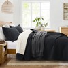 Lavsiry Black Quilt Twin Size with Striped Pattern, Lightweight Soft