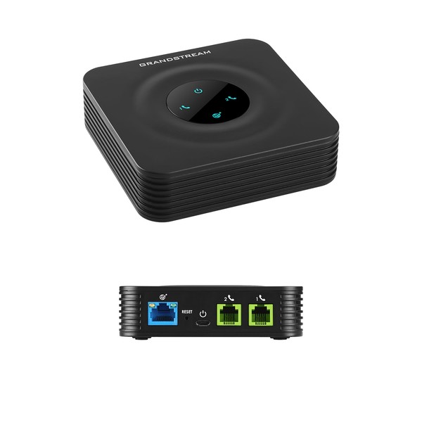 Telephone Adapter 2-Port: Replace Landlines and Calling Cards, Supports Fax,