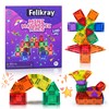 Felikray 100pcs Mini Magnetic Tiles, Travel Toys Kids Toys STEM