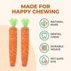 2 Pcs Orange Natural Interactive Sisal Carrot Cat Toys,Cat Dental