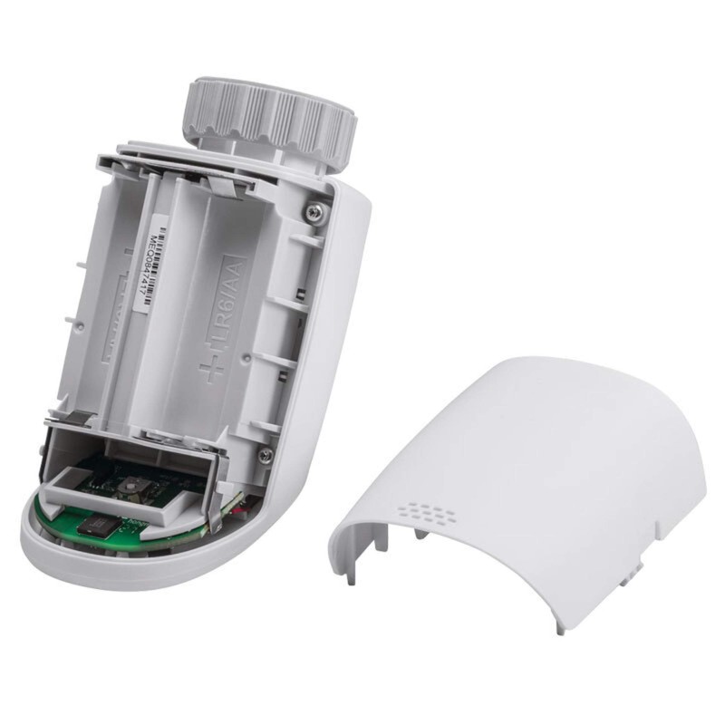 eqiva Electronic Radiator Thermostat Model N Set of 2 White