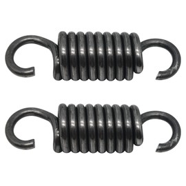 Metal Dual Hook Tension Spring,Strong Tension Spring,Wire Diameter 2.5mm, Outer Diameter 14mm, Total Length 50mm(2pcs)