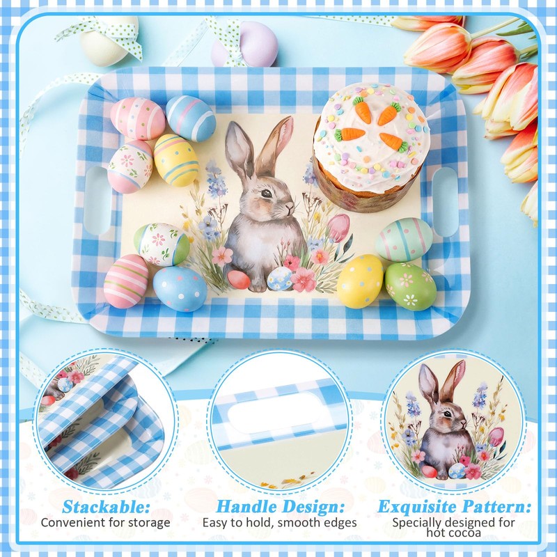 3 Pack Easter Serving Trays and Platters 16 x 11