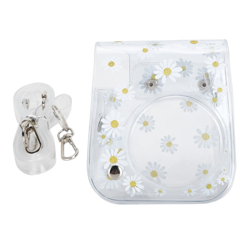 Transparent Camera Bag Daisy Pattern Single Shoulder Mini Photography Tool