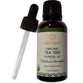 Organic Tea Tree Oil for Skin, Hair, Face, Scalp, Nails, 100% Pure Australian Tea Tree Essential Oil for Spray, Diffuser -1 Oz