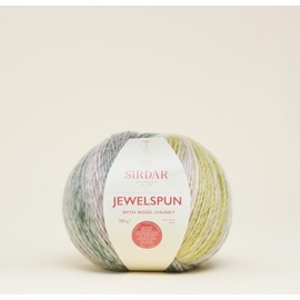 Sirdar, Jewelspun Chunky with Wool, Crystal Sea, 200g