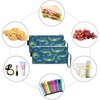 Reusable Sandwich Bag/Snack Bag for Kids & Adults, Dual Layer