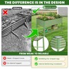 Elevated Raised Garden Bed 2' x 4'- Galvanized Metal Planter