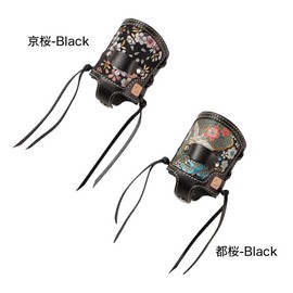 DEGNER DORINK HOLDER DH-4K Hanayama Drink Holder for Motorcycles (Kyoto Sakura - Black)