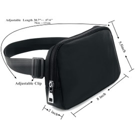 NIUJIM Fanny Packs for Women,Stocking Stuffers for Teens, Adjustable Strap for Running Hiking Travel Fanny Pack Dupes Herschel Fanny LuLu belt bag Lemon crossbody Bags Waterproof Everywhere Belt Bag