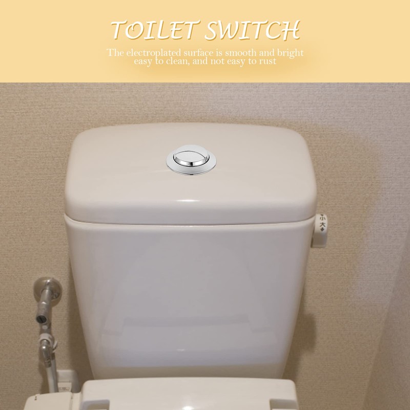 Artibetter Botón de Tocador de Inodoro de 4 Unids Botón