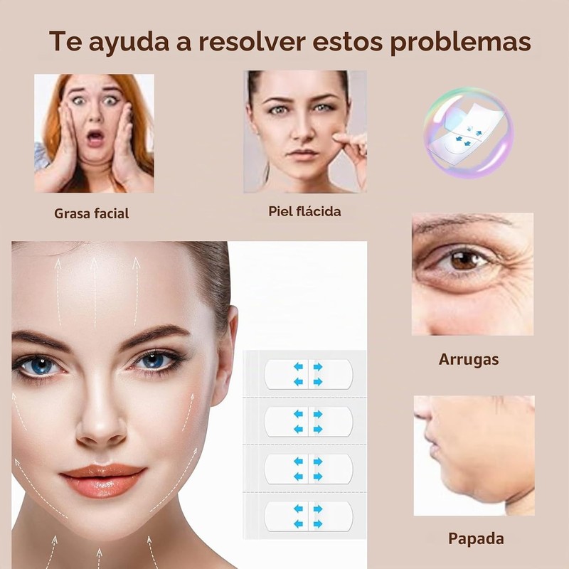 Cinta de elevación facial, cinta de elevación facial invisible 120