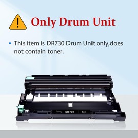 myCartridge DR730 Drum Unit Compatible Replacement for Brother DR-730 DR730 DR 730 to Compatible with MFC-L2710DW MFC-L2750DW HL-L2370DW HL-L2395DW DCP-L2550DW HL-L2350DW Printer (2 Drum, NOT Toner)