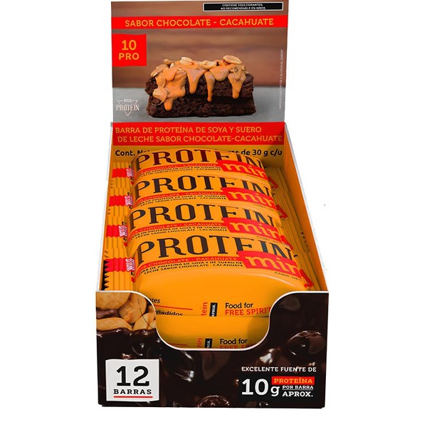 Wild Protein Mini Barras de Protena Sabor Cacahuate 10 g