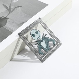 The Nightmare Before Christmas Metal Bookmark Set, Unique Movie Figure Book Clips, Gifts for Movie Fans and Book Lovers (3pcs Metal Bookmark)