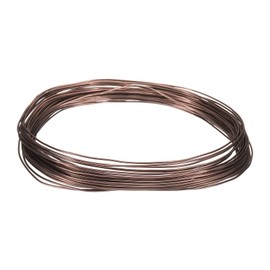 HARFINGTON Bonsai Wire Anodized Aluminum Training Wire 0.8mm Gauge 33ft Length Bendable Bonsai Tree Wire for Garden, Horticulture, Landscape, Planting, Brown