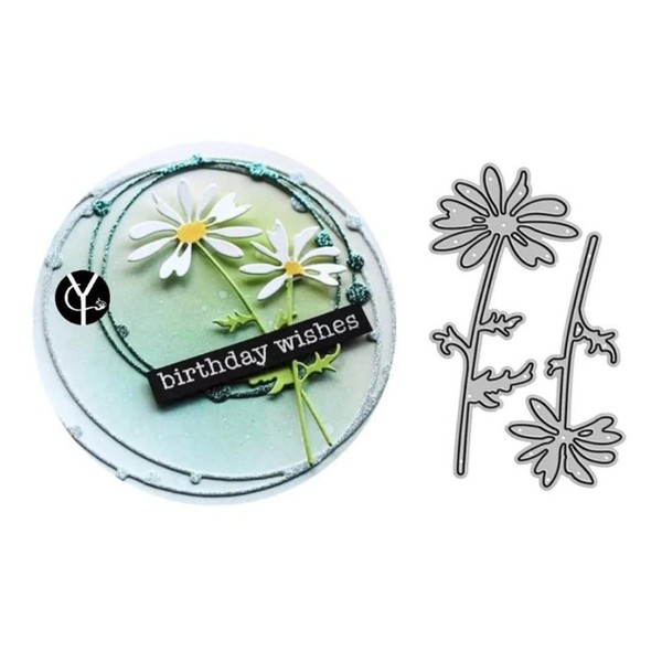 Daisy Flower Metal Cutting Dies Plant Die Cuts for DIY